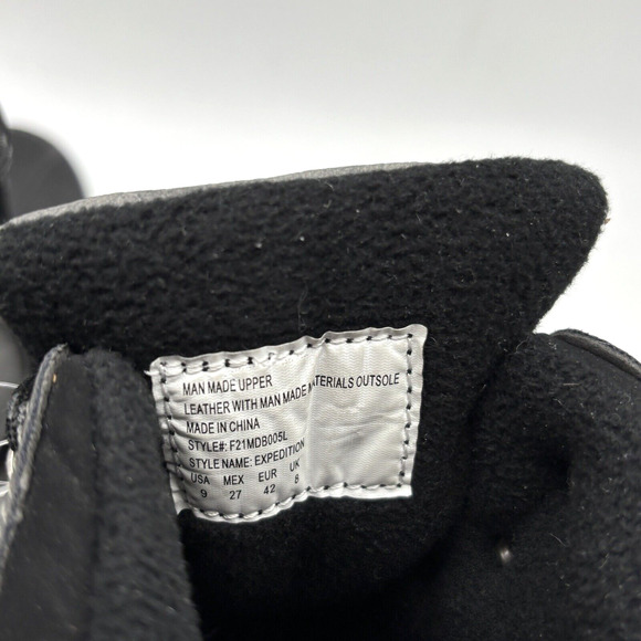 NEW Denali 'EXPEDITION' Gray Suede Leather Rubber Winter Boots Men's US9 UK8 - Picture 10 of 14